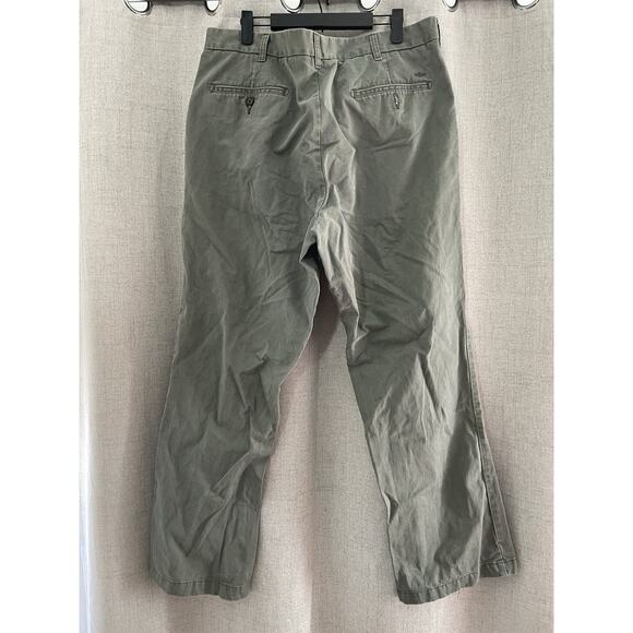 Dockers Men Green Pants Size 40x32 D3 Classic Fit Pockets - Picture 4 of 5